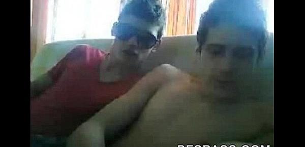  Straight 18 years old friends having fun on cam